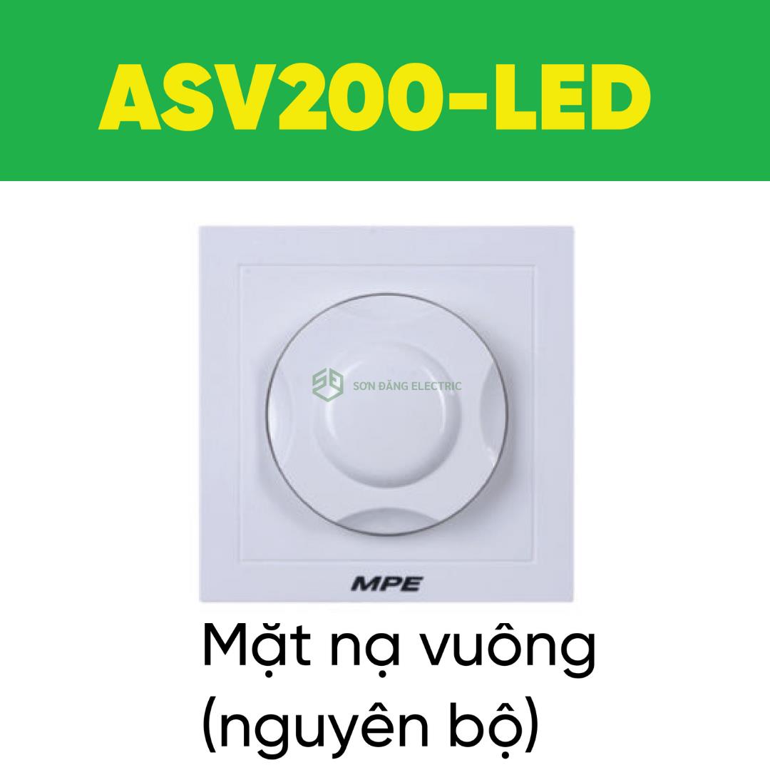 CÔNG TẮC DIMMER MPE: ASV200-LED