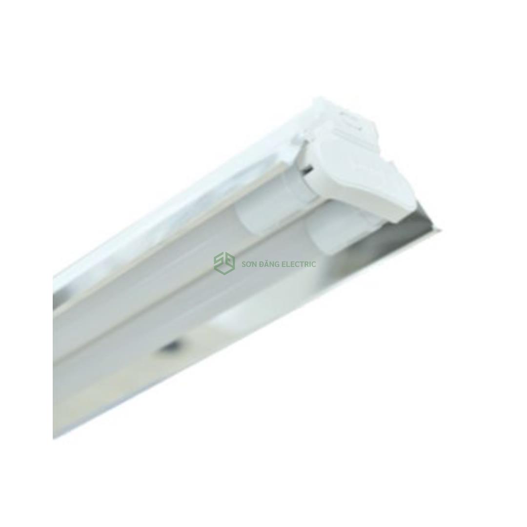 ĐÈN CÔNG NGHIỆP CHÓA PHẢN QUANG BÓNG LED 2x18W DUHAL: DLJ218