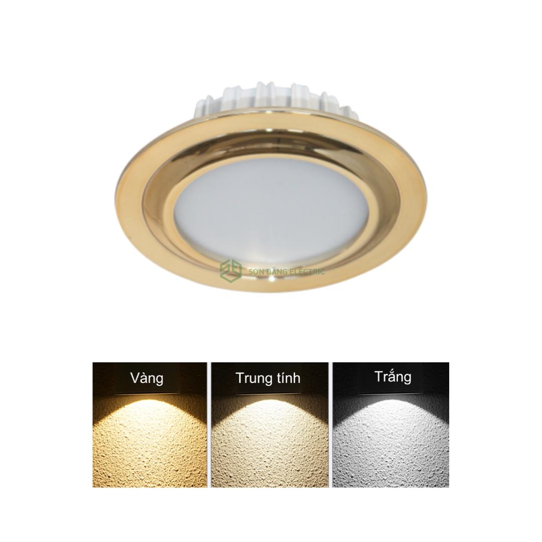 ĐÈN DOWNLIGHT LED ĐỔI MÀU 12W DUHAL: KFX212