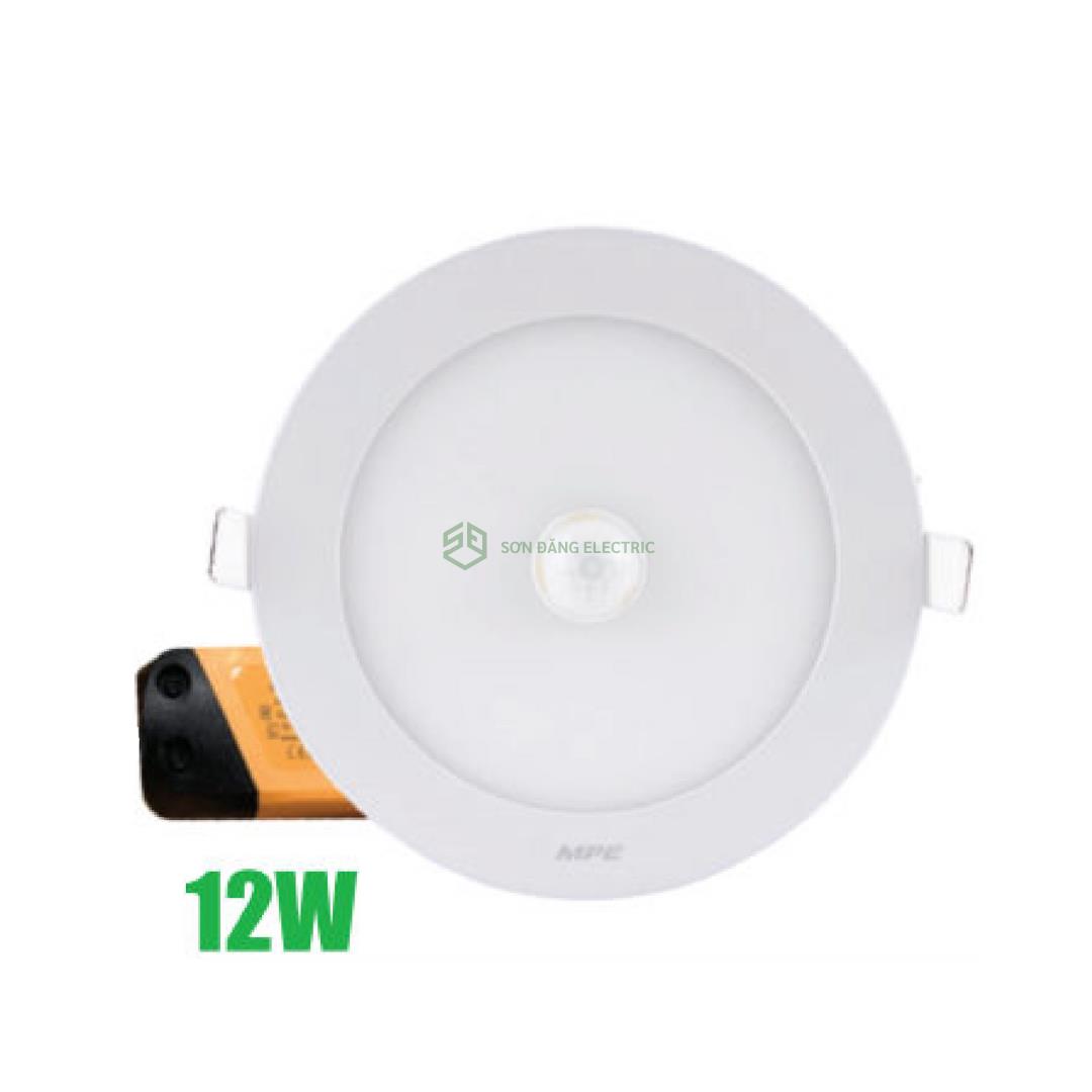 ĐÈN LED ÂM TRẦN CẢM BIẾN 12W MPE: RPL-12T/MS