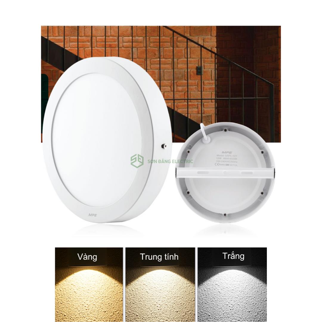 ĐÈN LED ỐP TRẦN 3 CHẾ ĐỘ 18W MPE: SRPL-18/3C